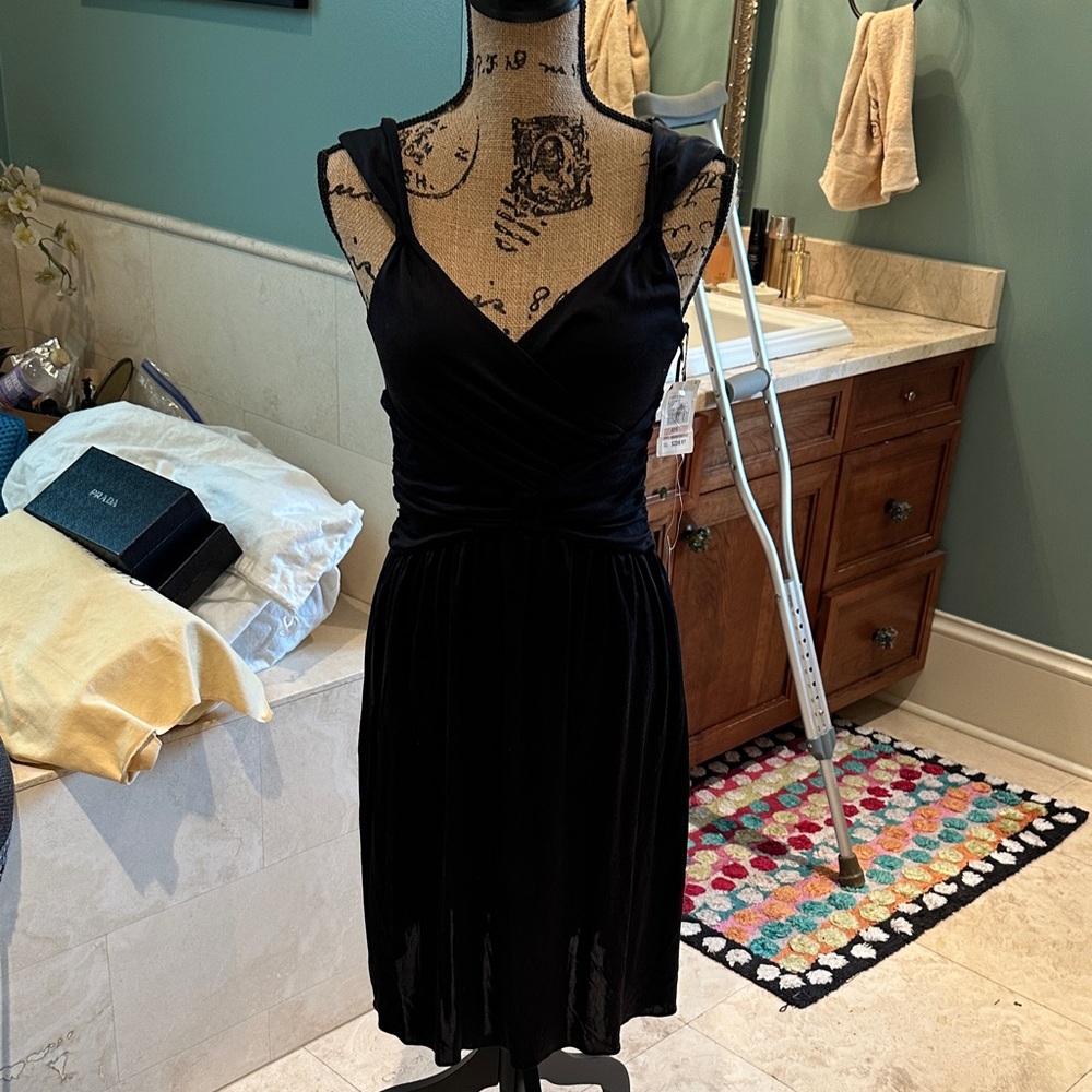 Moschino Cheap and Chic elegant Black Sleeveless Dress